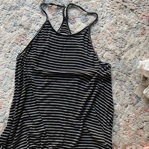 Old Navy Black Striped Shirt